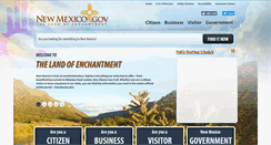 Desktop Screenshot of newmexico.gov